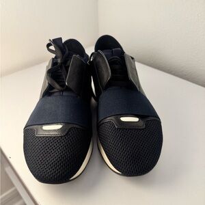 Balenciaga Black and Navy Sneakers